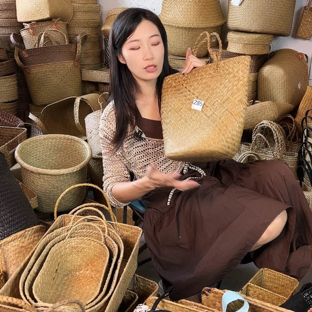 草编草编包/草编收纳盒微瑕疵