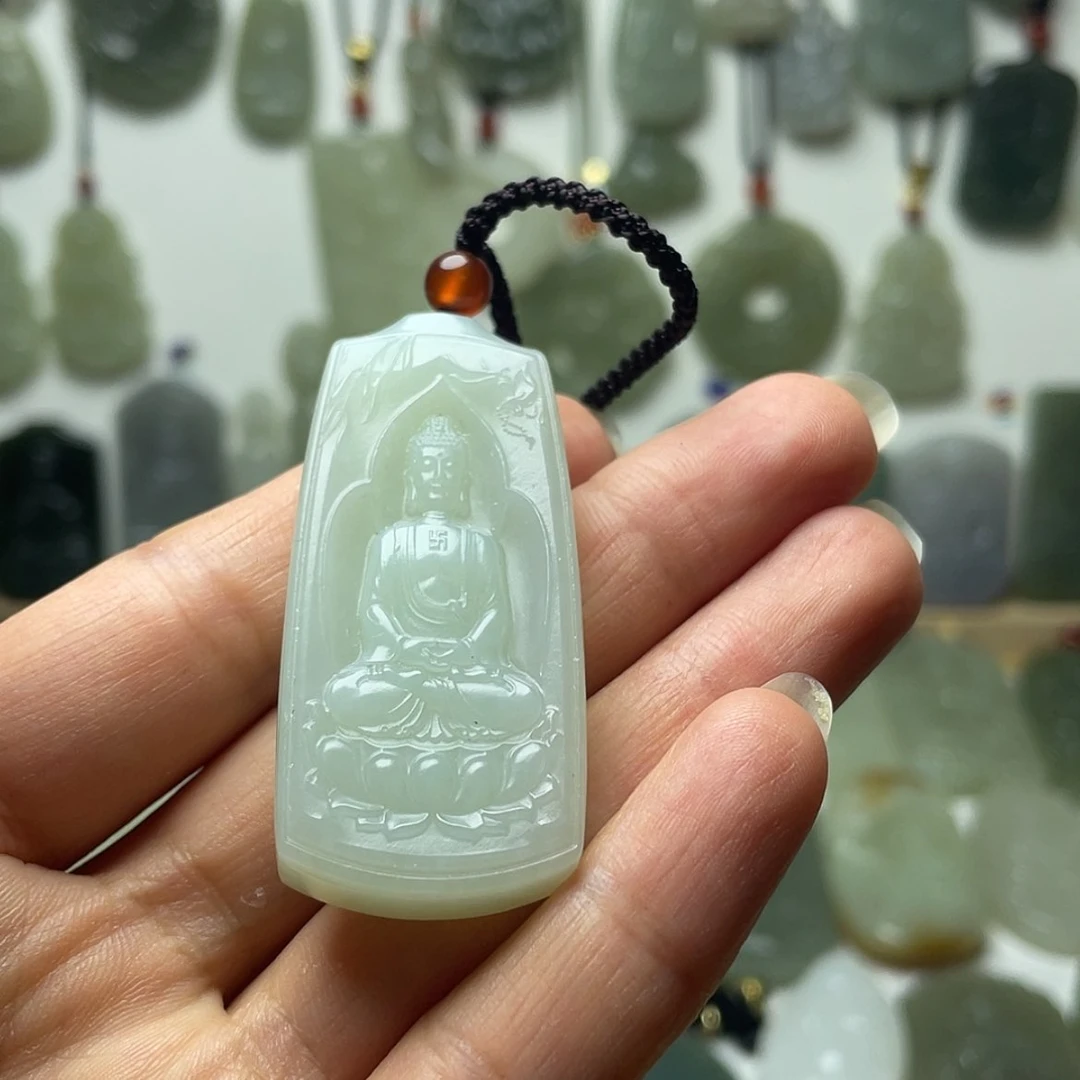 【闪购商品】和田玉未镶嵌颈饰笑**生