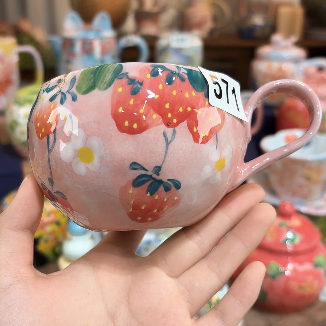 景德镇手绘高温釉下彩陶瓷茶具