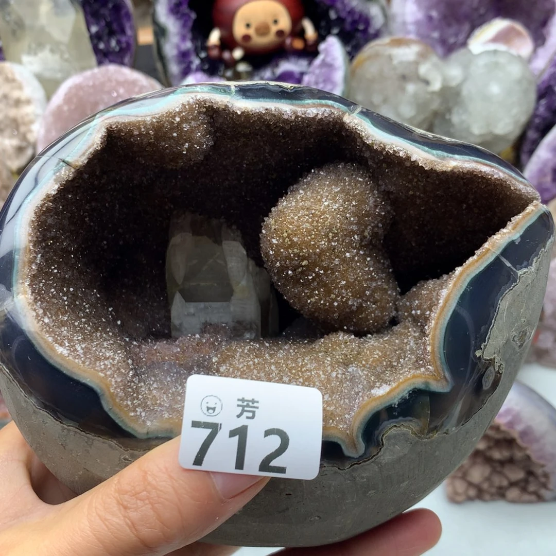 晶***心紫晶大型摆件（非配饰）未镶嵌