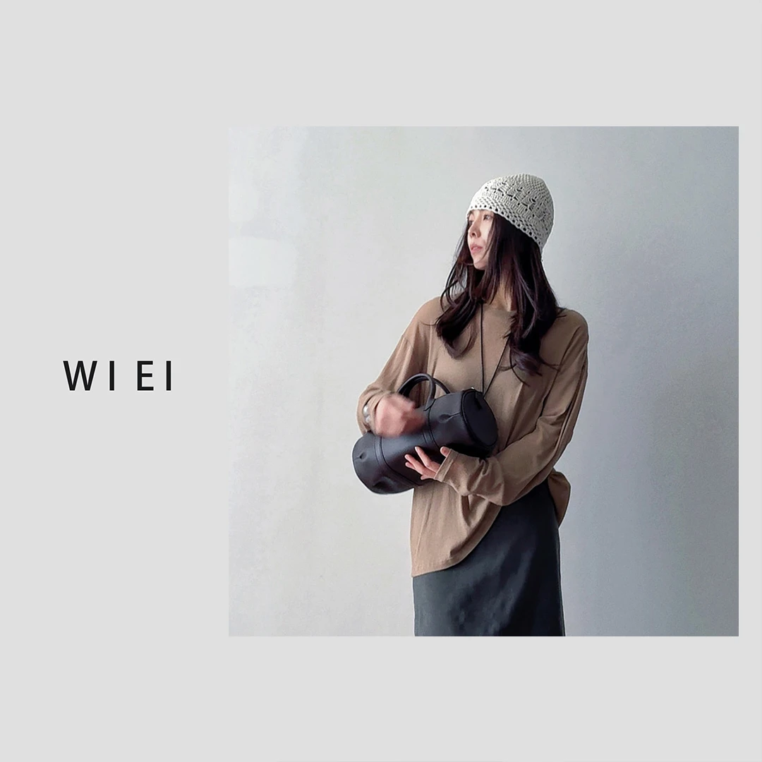 《WI EI 》面膜T*凉感透气 超薄清透 圆领慵懒风 长袖T恤 23823