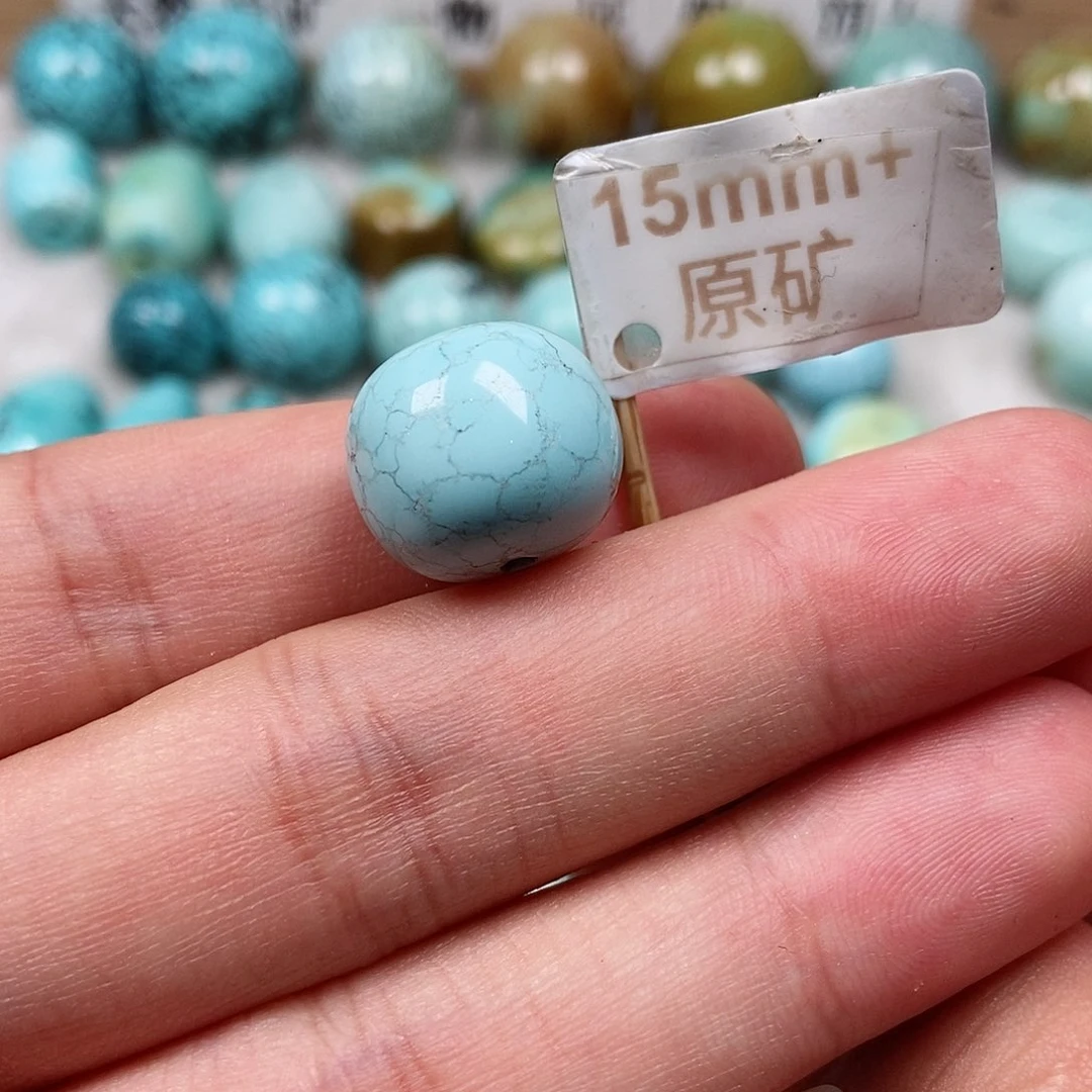 未镶嵌绿松石珠宝半成品