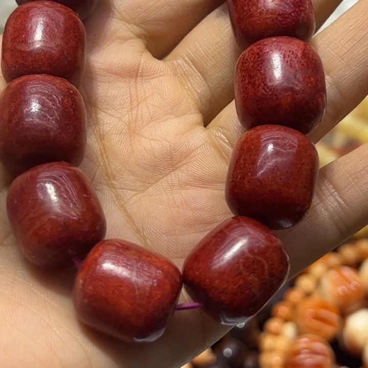 大果紫檀（缅甸花梨）1.8老邢红扇子