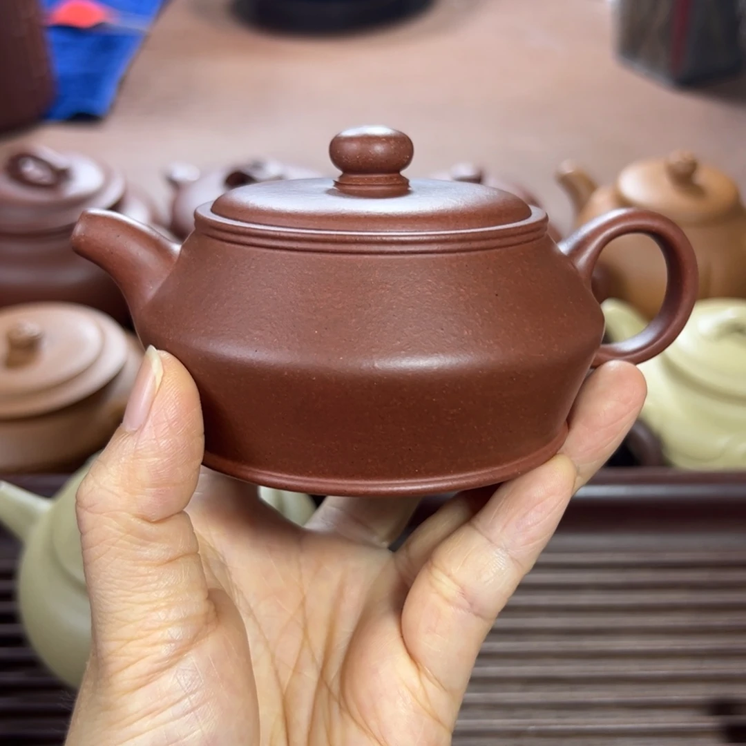 紫砂茶壶红皮龙 曼殊 160cc