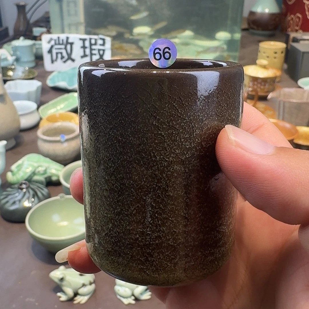 人***醒龙泉青瓷茶具微瑕