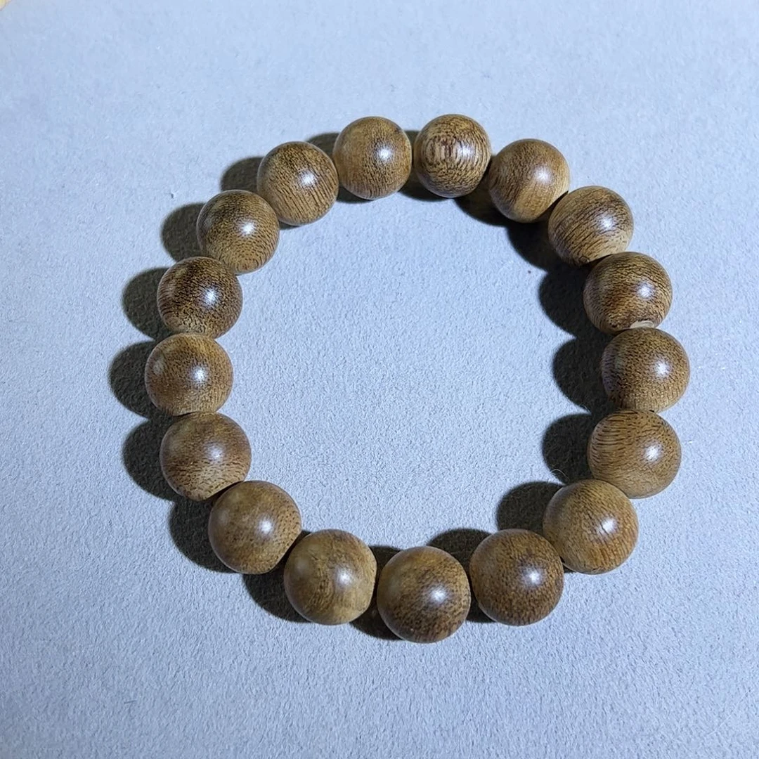 沉香手串天然柬埔寨菩萨老料1.3单圈 花香蜜甜凉