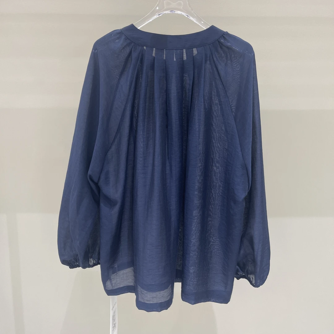 XIMTUU新款衬衣小衫宽松韩版设计洋气显瘦百搭小衫D2506229