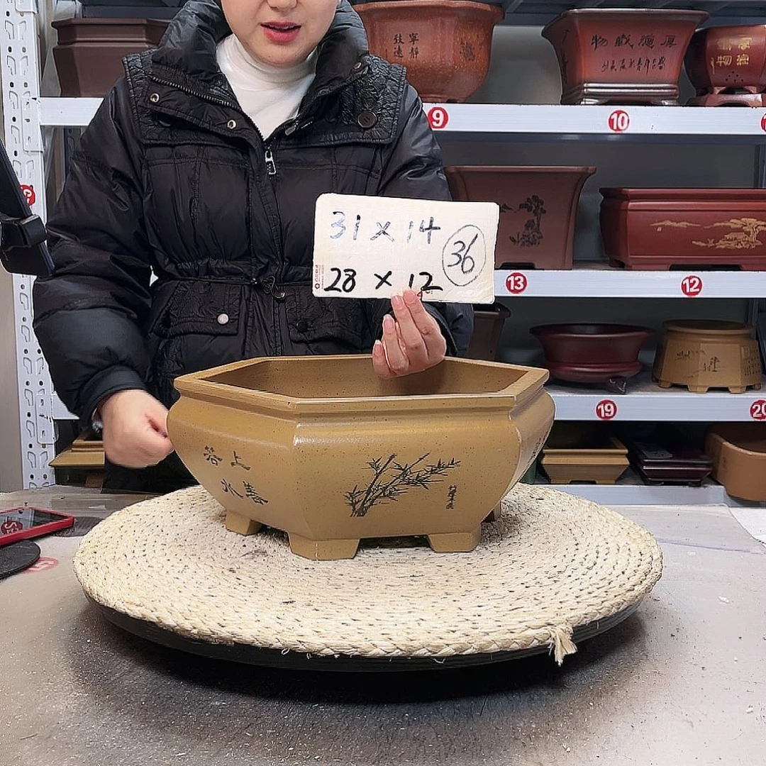 紫砂花盆紫砂花盆