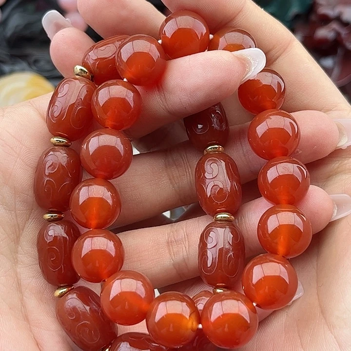 玛瑙手饰未镶嵌水*