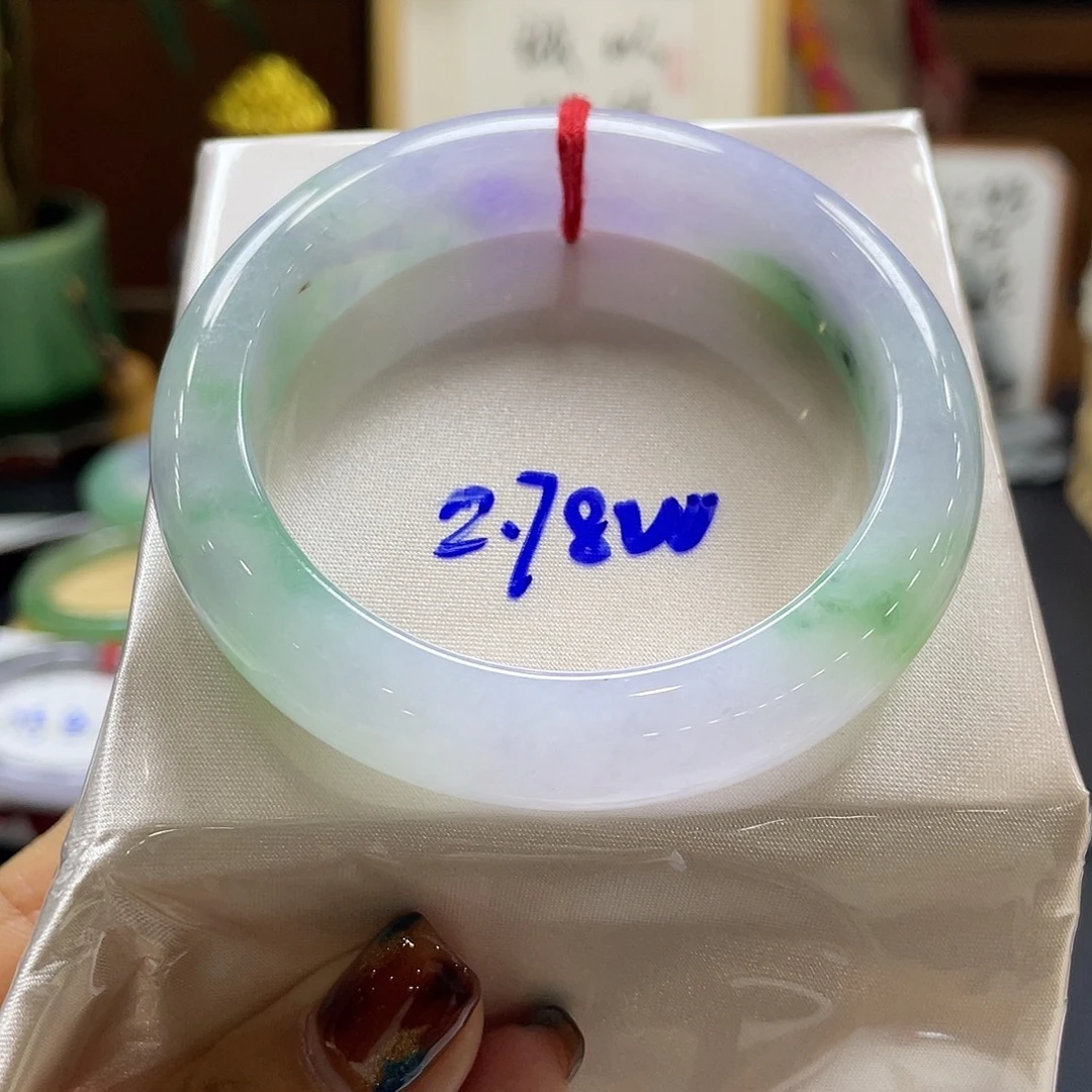 翡翠未镶嵌手镯34号