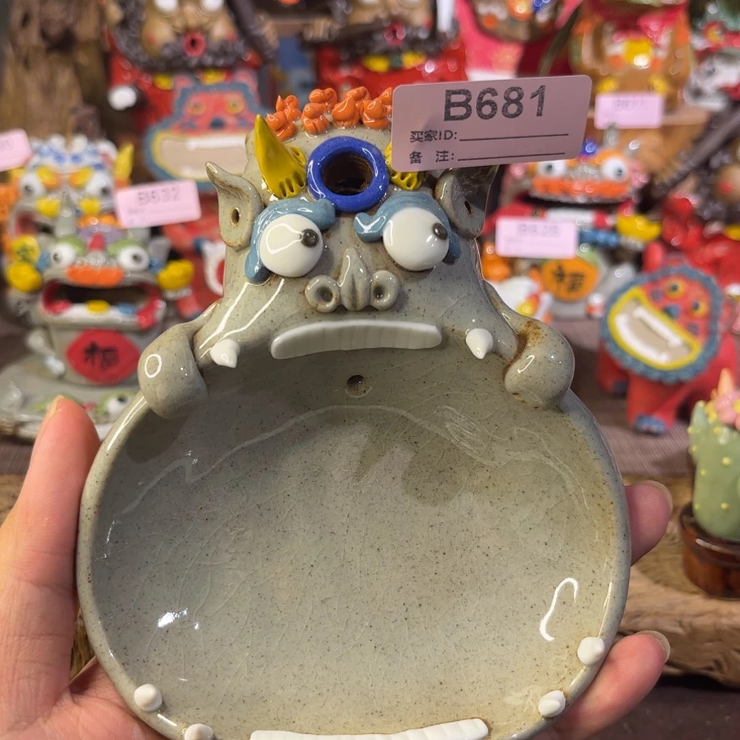 泥塑纯手工茶宠摆件