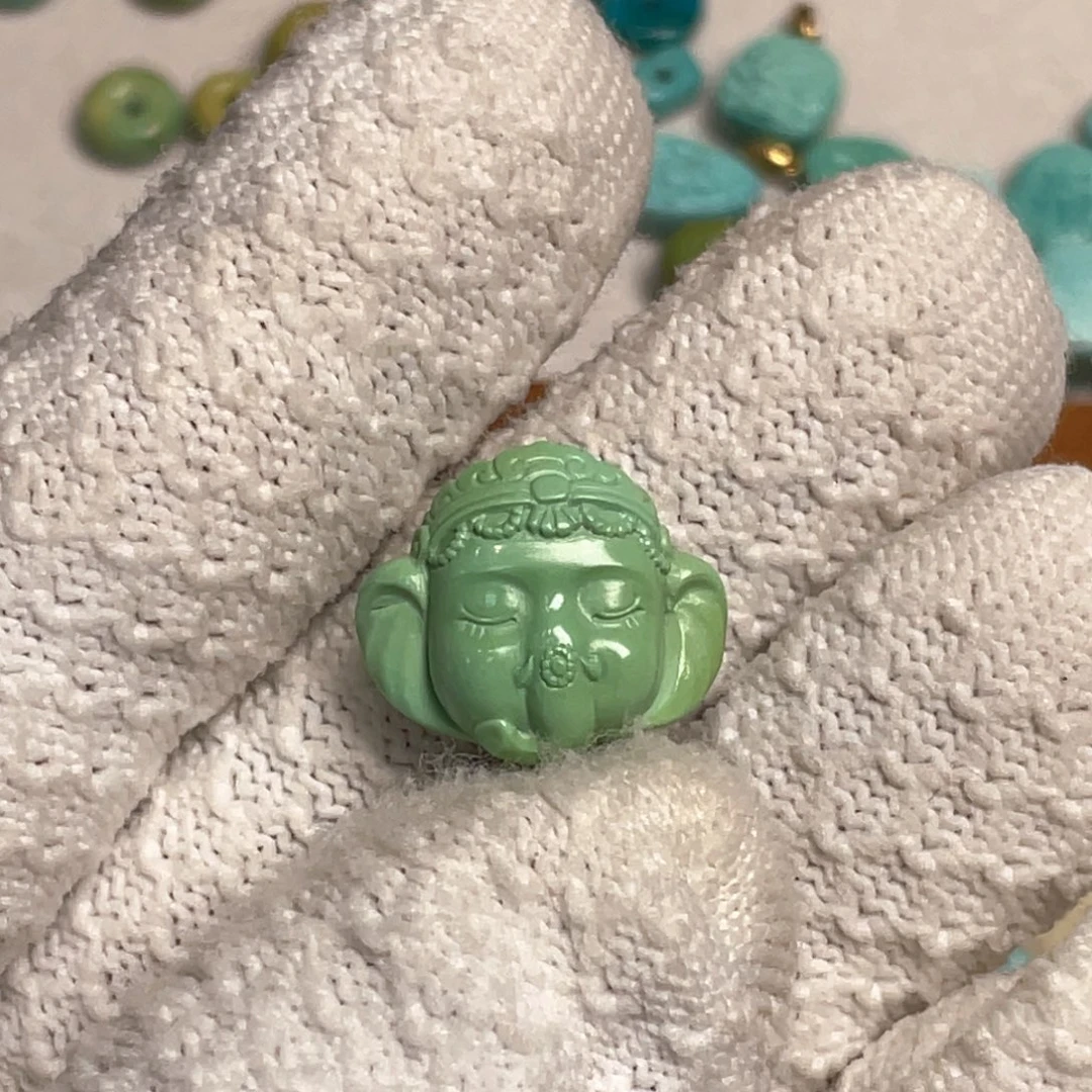 绿松石未镶嵌吊坠(不含链)