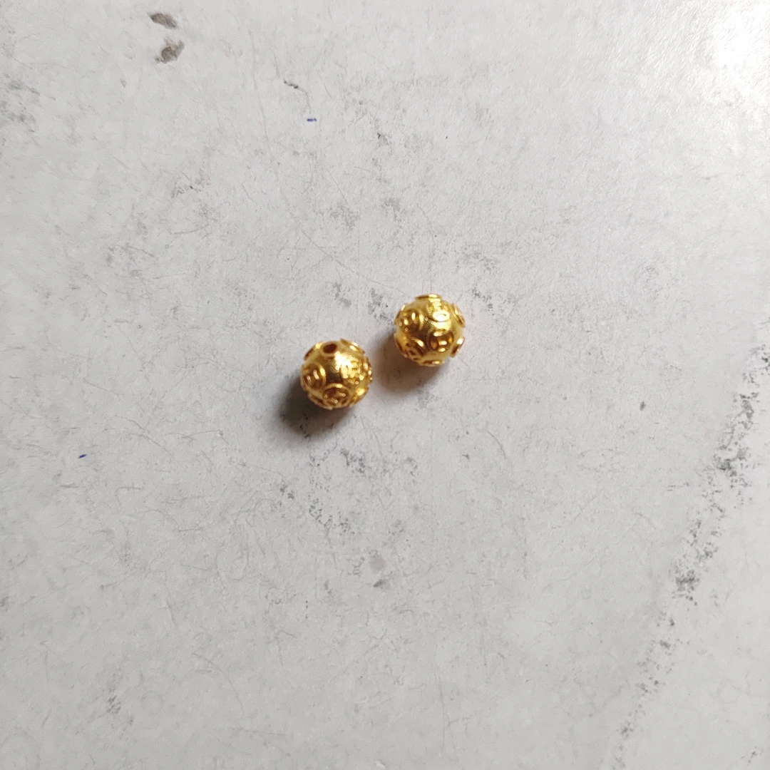金元宝足金999貔貅珠子首饰