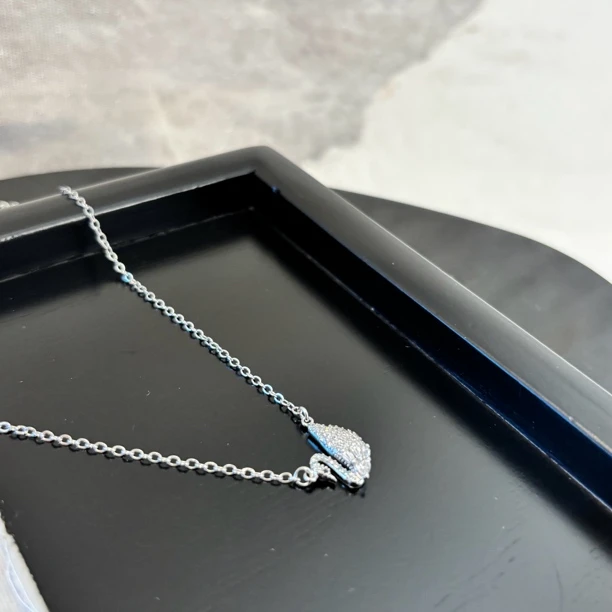 铜合金项链 白色天鹅项链XL3501