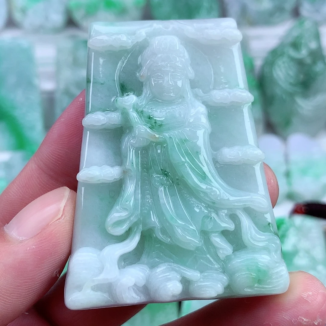 翡翠未镶嵌颈饰翡翠吊坠