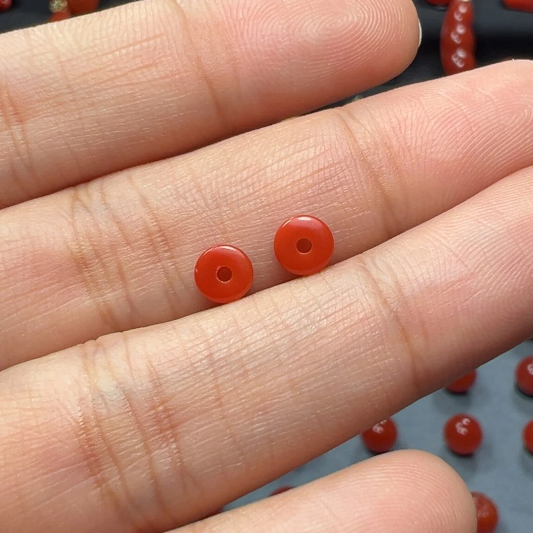 南红玛瑙隔片未镶嵌