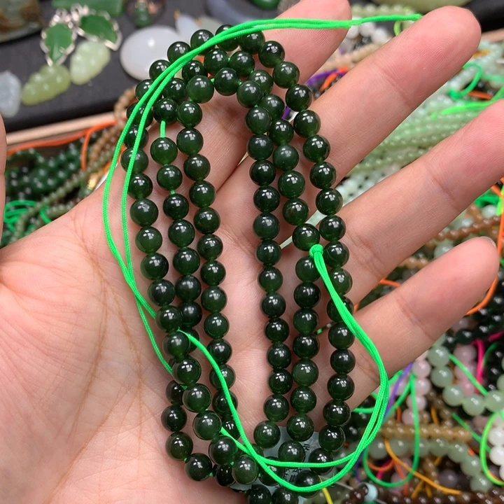 和田玉未镶嵌手链41