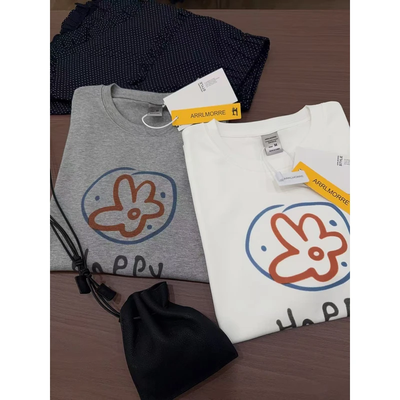 清仓福利【以朵】冰感高支密水柔棉显瘦短袖T