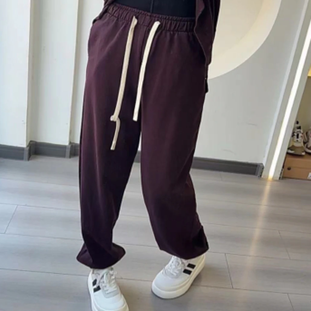 新款宽松个性复古卫裤束脚长裤25107