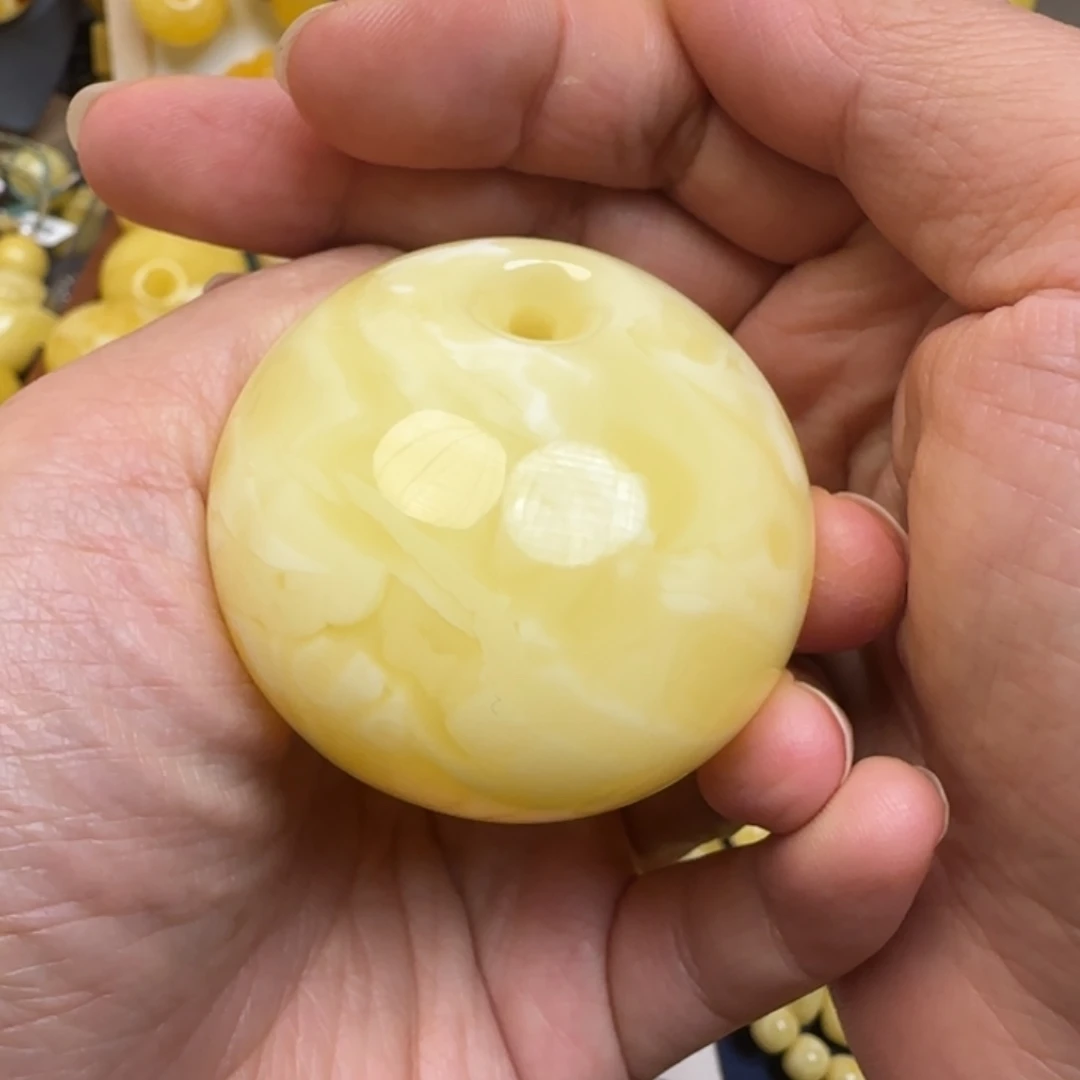 小***阳蜜蜡未镶嵌毛衣链天然蜜蜡