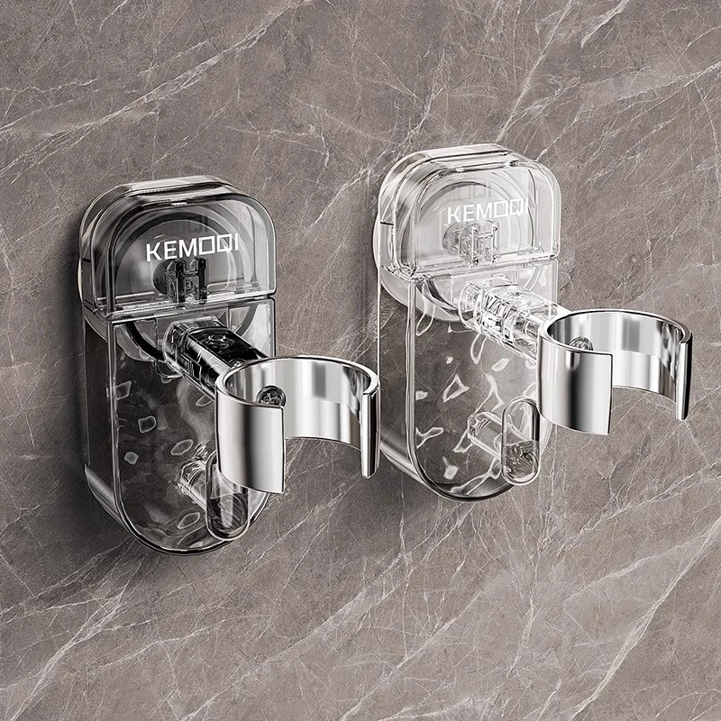 优勤吹风机支架免打孔吸盘吹风机架卫生间浴室通用吹风机架水波纹