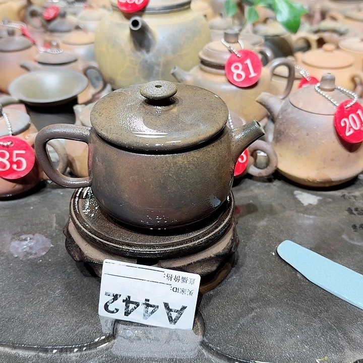紫砂茶壶坭兴陶柴烧