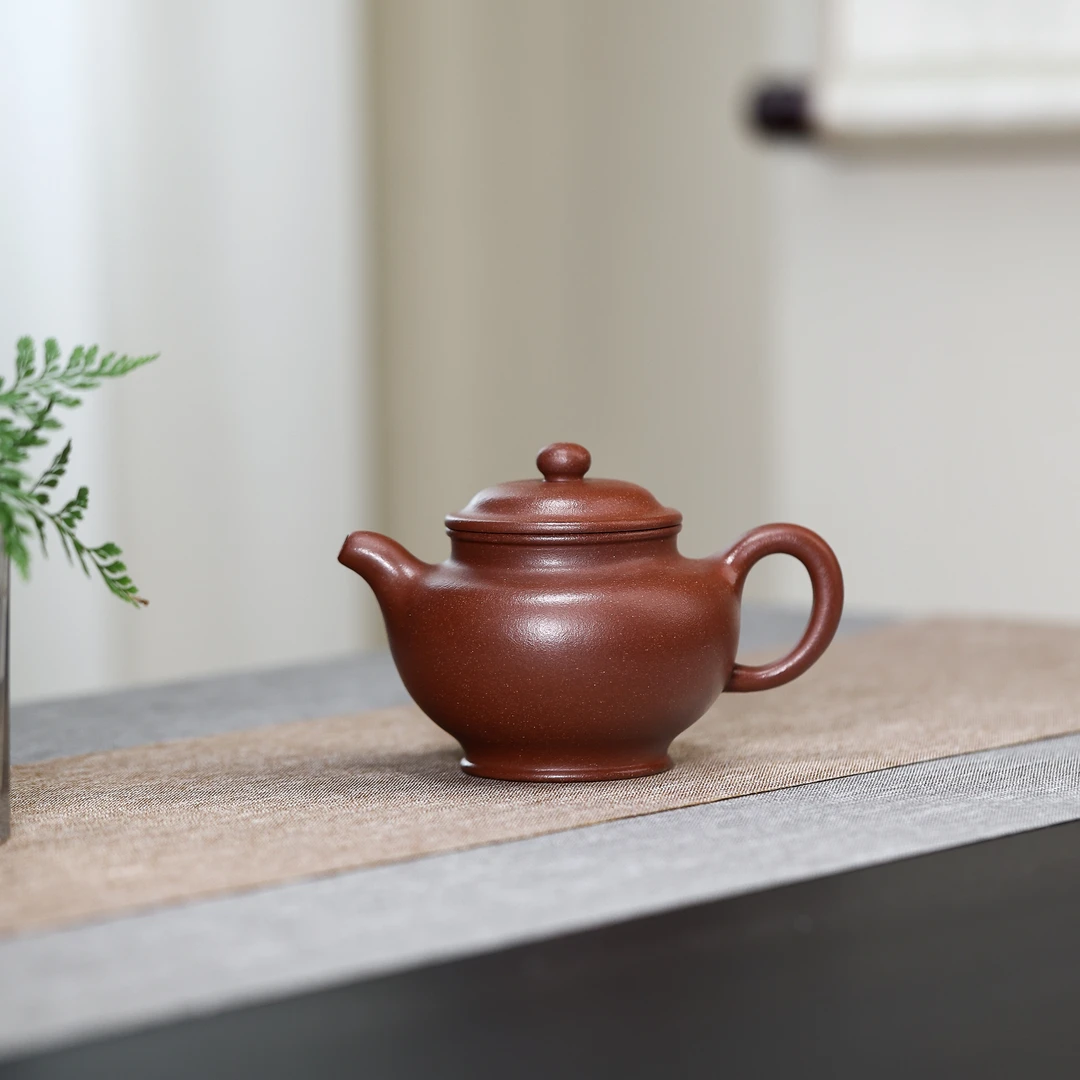 SYZJ底槽青【掇只250CC】宜兴黄龙山原矿手工紫砂壶