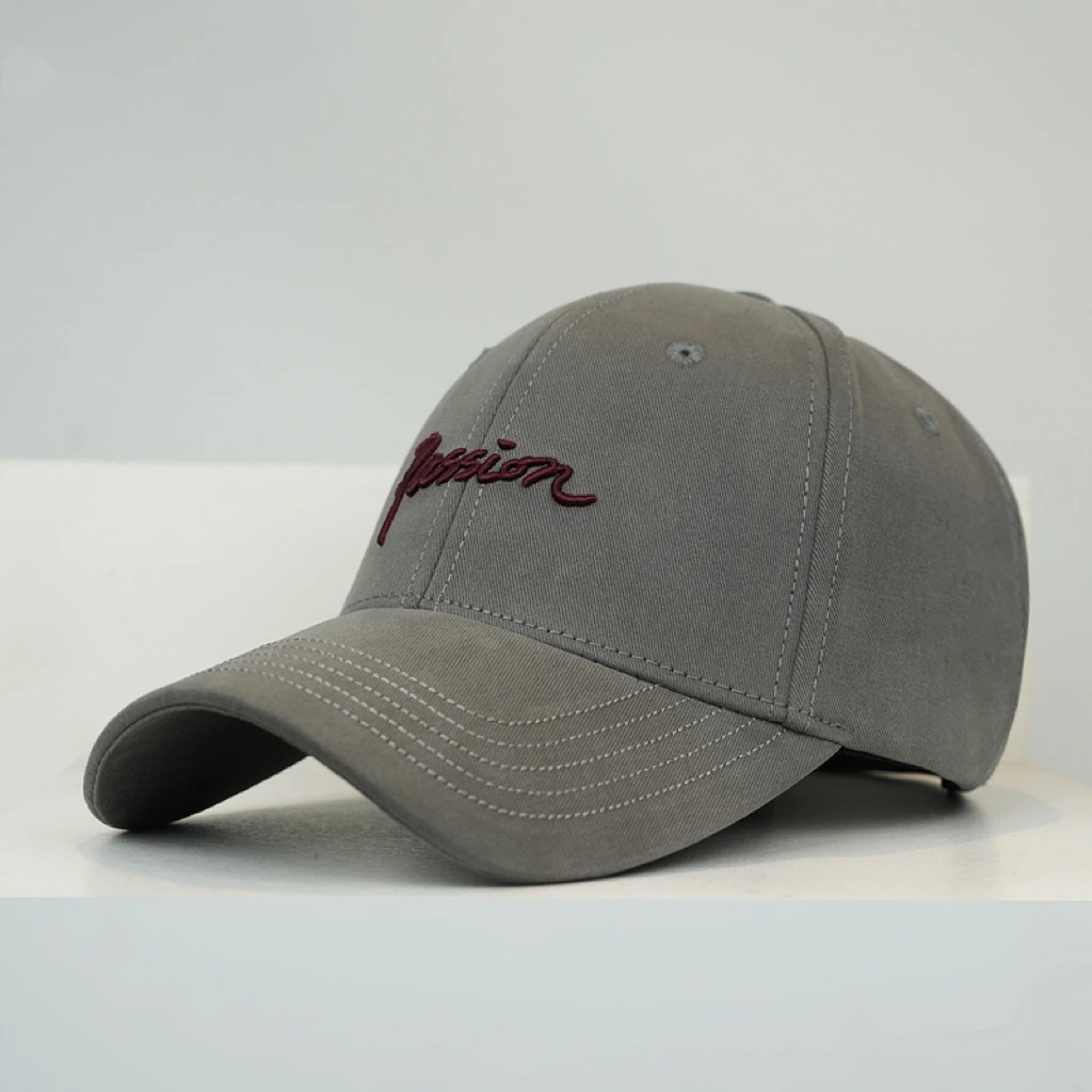 春夏简约字母显脸小软顶棒球帽子女韩版百搭运动防晒遮阳鸭舌帽男