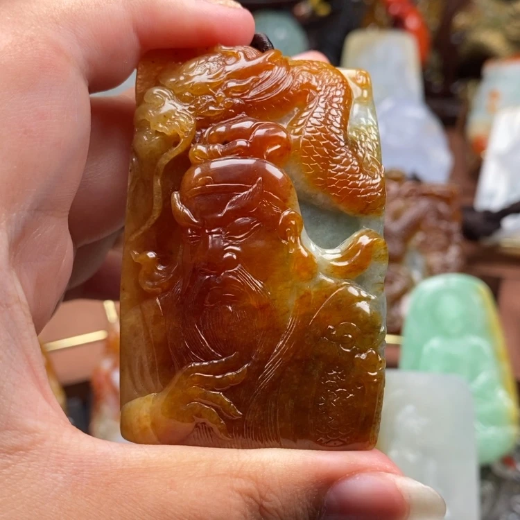 【闪购商品】颈饰未镶嵌翡翠埠*鱼