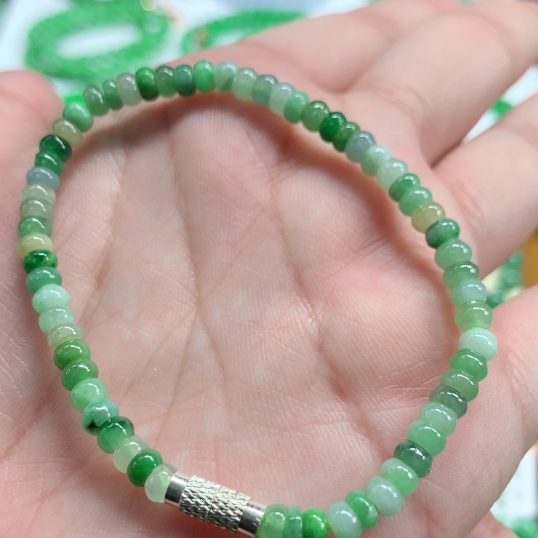 未镶嵌手链翡翠翡翠