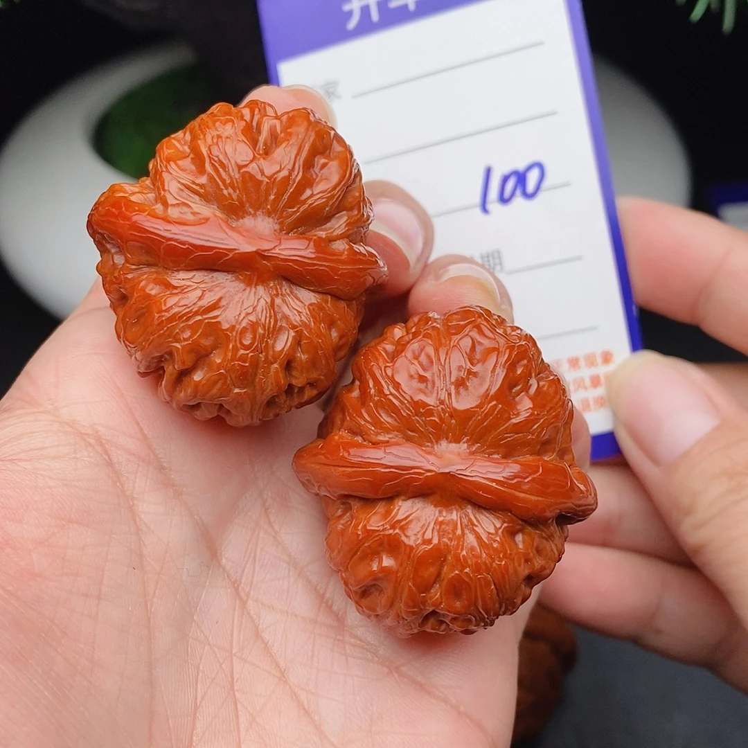 把件文玩核桃40元宝100