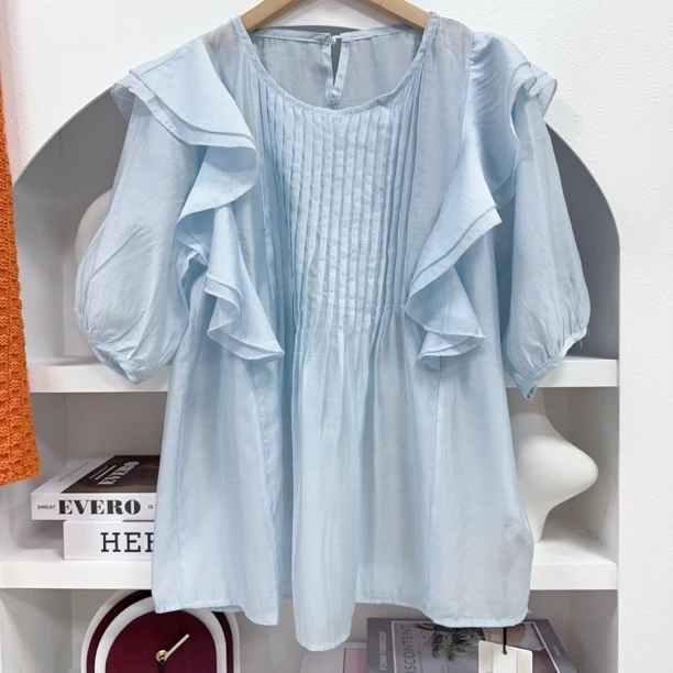 116 轻冷风高级感减龄天S凉感百搭衬衫（J13）