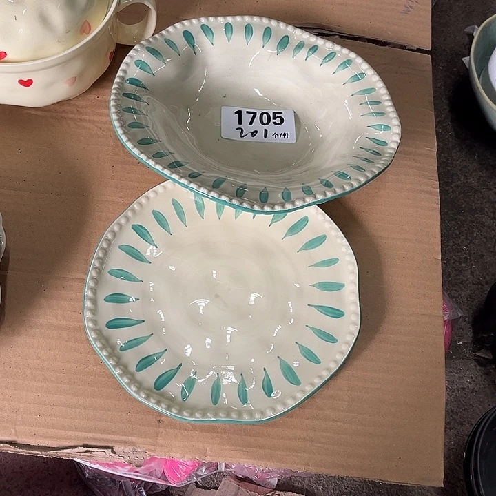 瓷微瑕外贸餐具1705