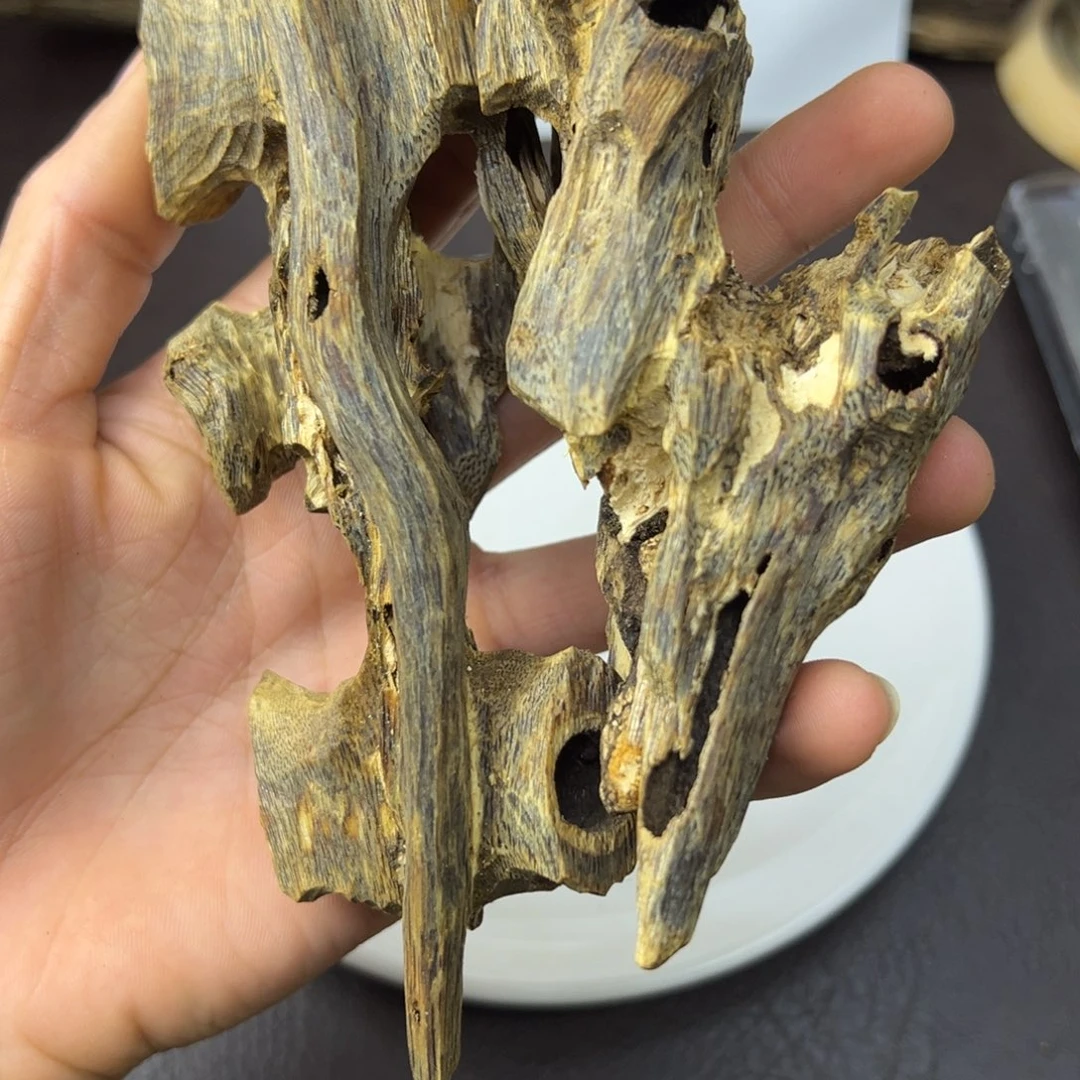 沉香沉香碎屑工*师虫漏62克