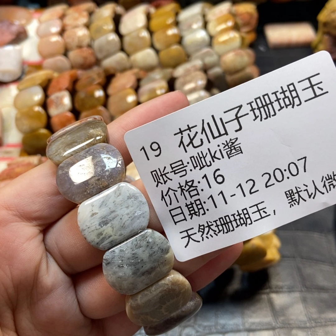 呲***酱硅化珊瑚（珊瑚玉）未镶嵌珠宝半成品19