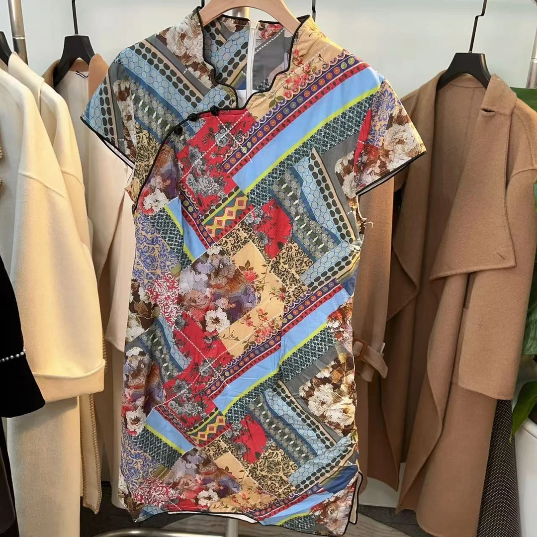 时尚百搭旗袍2671