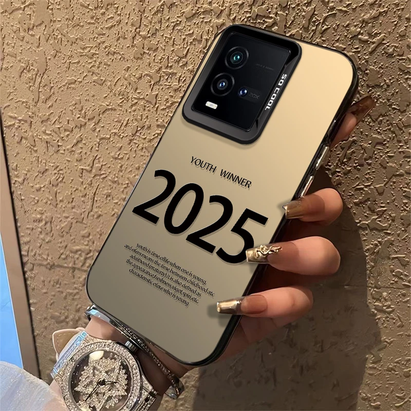 适用于【VIVO】IQOO10创意简约2025个性男女新款防摔手机壳