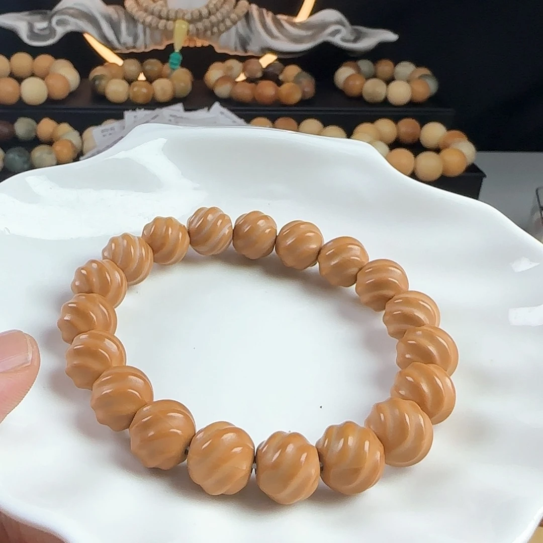 菩提根/象牙果手串小瑕卡13扭转乾坤猴头手串一条