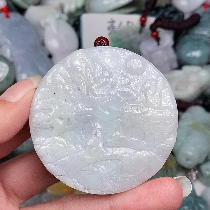 颈饰未镶嵌翡翠翡翠