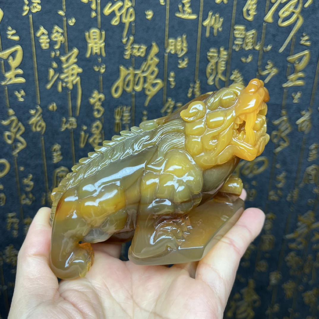 巴西玛瑙貔貅小摆件