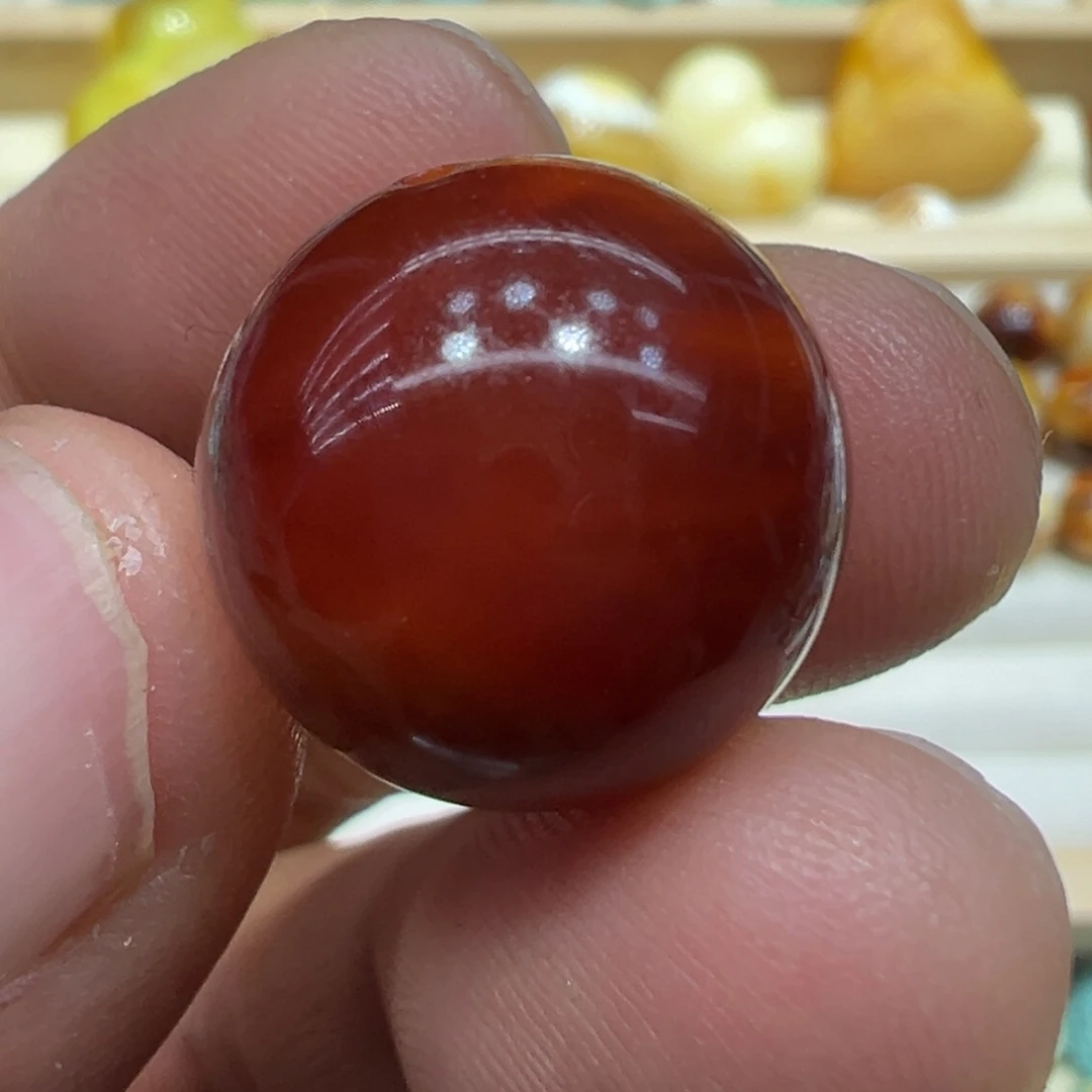 南红玛瑙未镶嵌颈饰尺寸16.3