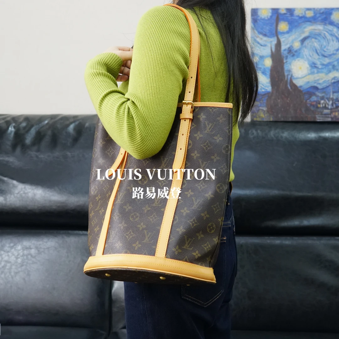 95新 LouisVuitton/路易威登 LV/老花水桶包（大）/JJ12126513/6513