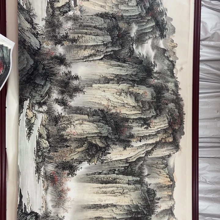 大***师国画太行金秋丈二巨幅