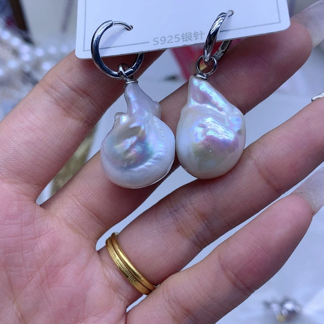 【闪购商品】淡水珍珠耳饰银S925镶嵌?***?