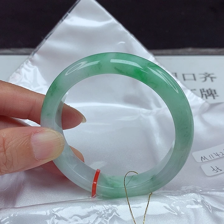 未镶嵌手镯翡翠55圈4210