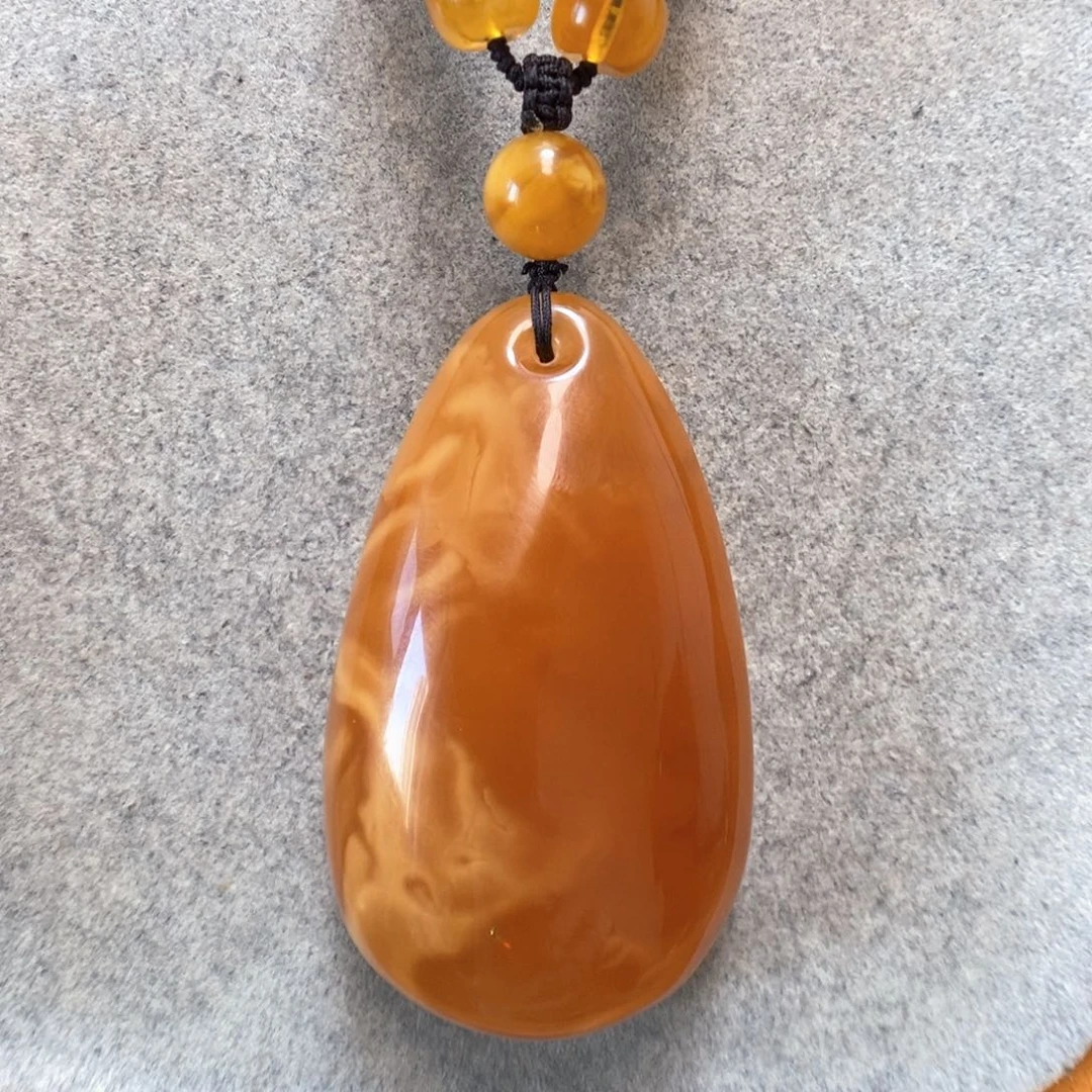 未镶嵌颈饰蜜蜡蜜蜡