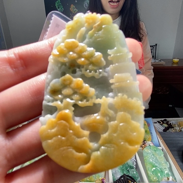 颈饰未镶嵌翡翠翡翠