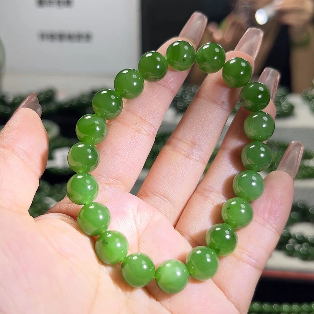 未镶嵌手链和田玉（碧玉）9.5