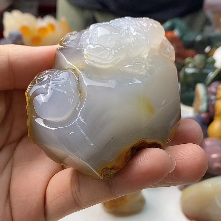 未镶嵌颈饰玛瑙/玉髓