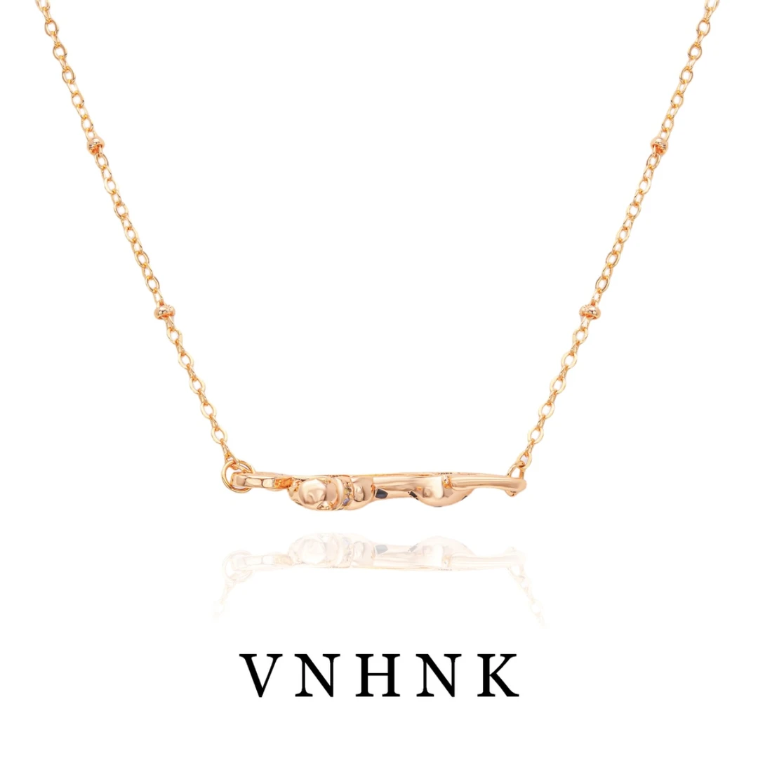 钛钢项链 美可儿   C257   玫瑰色(50cm)时尚百搭项链